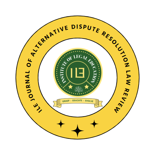 ILE Journal of Alternative Dispute Resolution Law Review